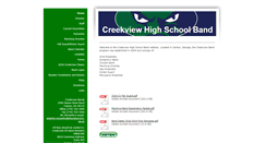Desktop Screenshot of creekviewband.net